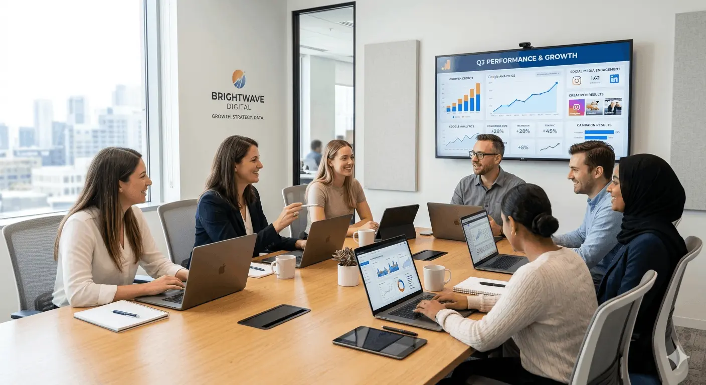 DiGiGroW Digital Marketing team work